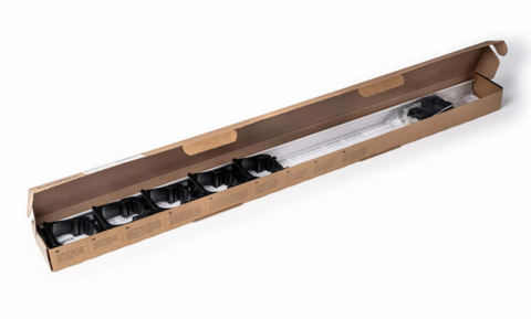 Skena Toolflex One Blå 94cm med 5 Hållare