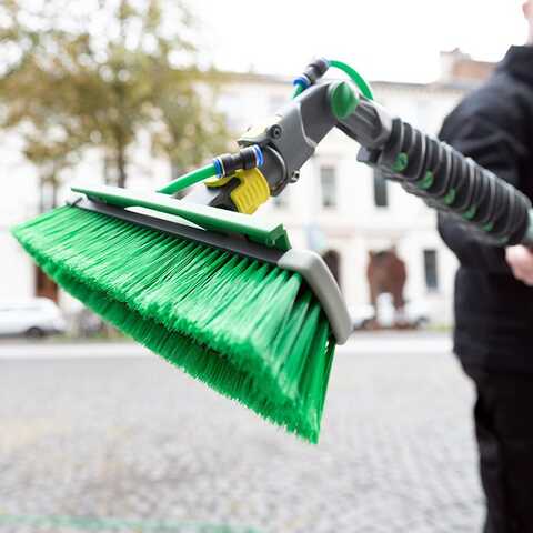 Vinkelborste Unger Pure Water nLite Power Brush Splittad Grön