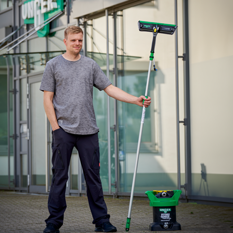Moppstativ Unger Pure Water nLite Komplett med 5 Pads