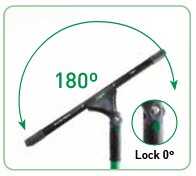 Fönsterskrapa Unger ErgoTec Ninja Komplett 30° 45cm