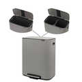 Pedalhink Brabantia BO Bin Mineral Concrete Grey Pedalhink Brabantia BO Bin Mineral Concrete Grey