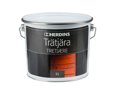 Trätjära Herdins Brunsvart