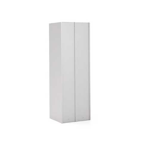Klädskåp Click 1-dörr x 2 modul Mörkgrå 1800x600x500mm