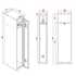 Klädskåp Click 1-dörr x 3 modul Mörkgrå 1800x900x500mm