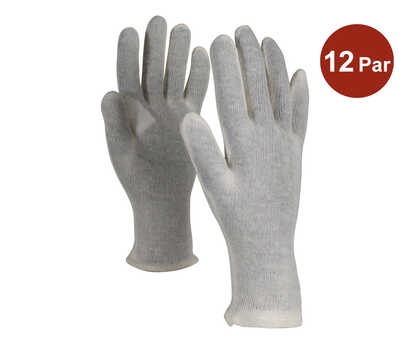 Stickad Handske OX-ON Basic 13000 Grå S8
